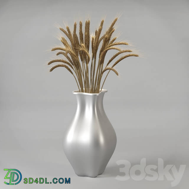 Bouquet - Wheat vase
