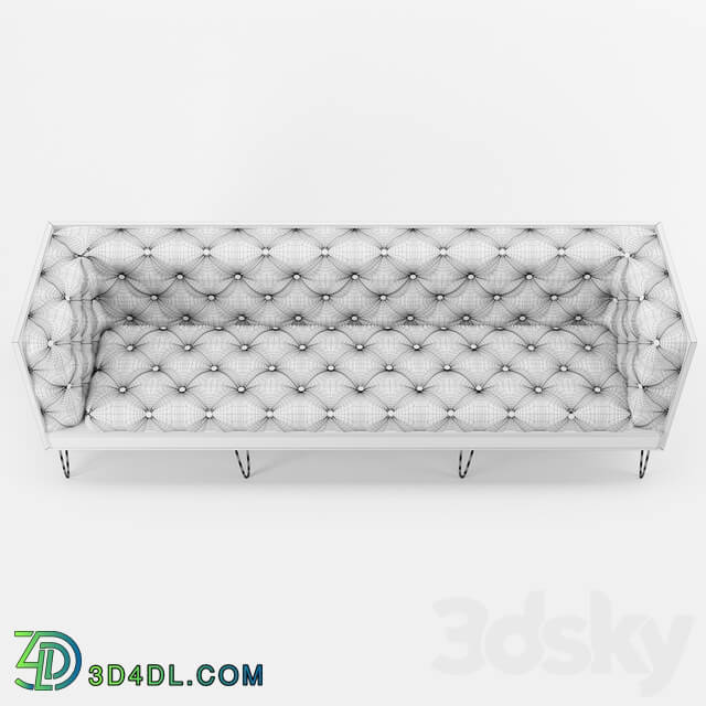 Sofa - modern chesterfield tufted sofa01