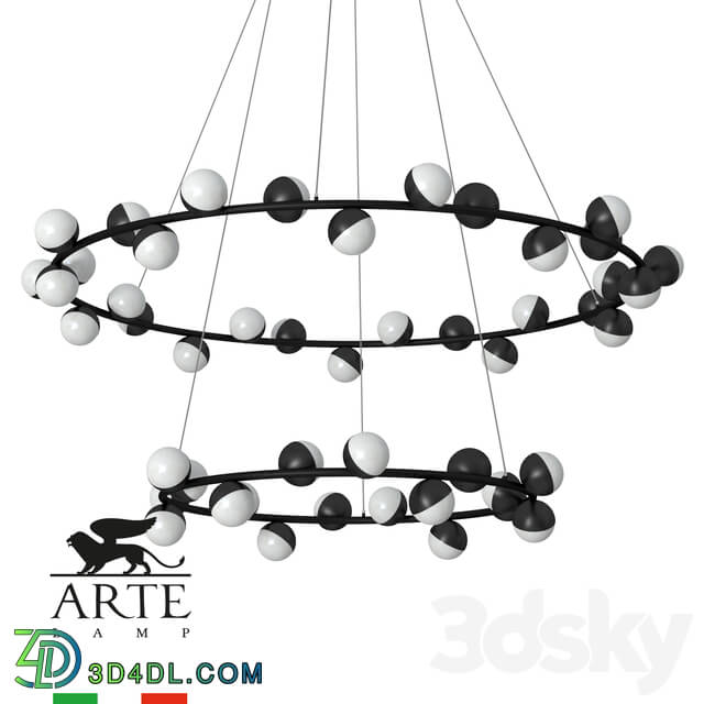 Chandelier - Arte Lamp Dexter A3619 Sp-48 Bk Om