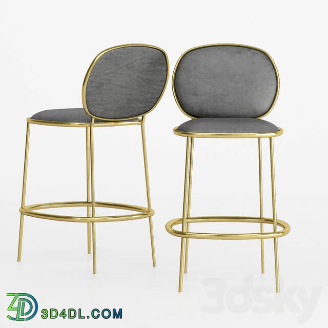 Chair - Leather Bar Stool