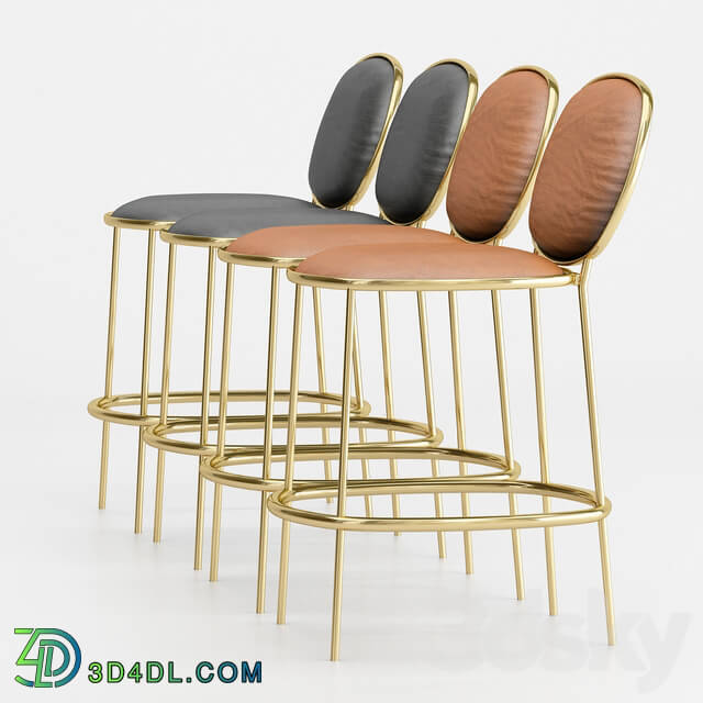 Chair - Leather Bar Stool