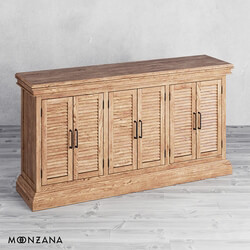 Sideboard _ Chest of drawer - OM Dresser with doors Replica 3 sections Moonzana 