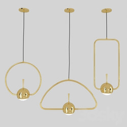 Chandelier - Suspendet series TOLLO GOLD - ABC - LAMP 