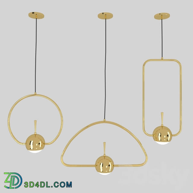 Chandelier - Suspendet series TOLLO GOLD - ABC - LAMP