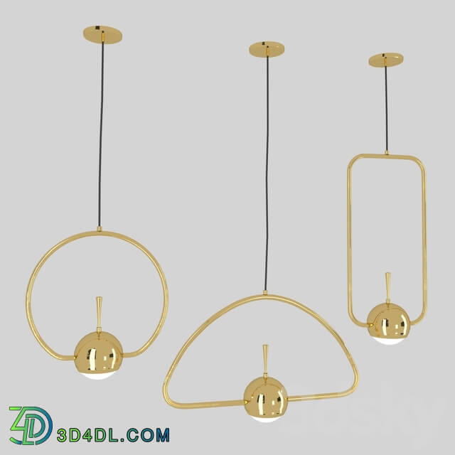 Chandelier - Suspendet series TOLLO GOLD - ABC - LAMP