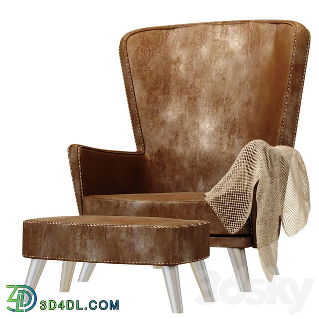 Arm chair - leather sofa 1