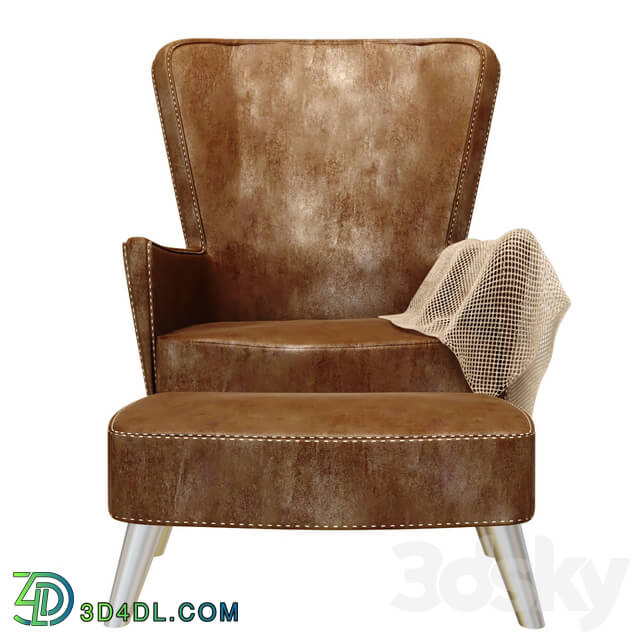 Arm chair - leather sofa 1