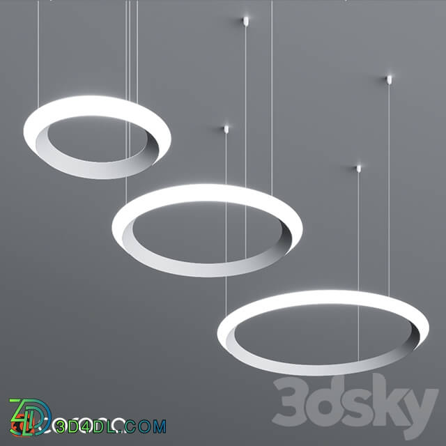 Chandelier - Pendant lamp Saros Iceberg-3 ring