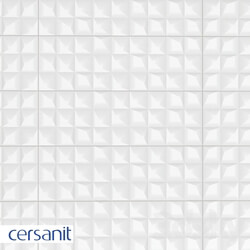 Tile - Tile Cersanit Gradient white relief 19.8x59.8 GRS052 