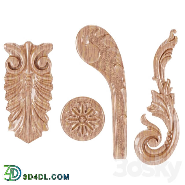 Decorative plaster - Bas-reliefs carving