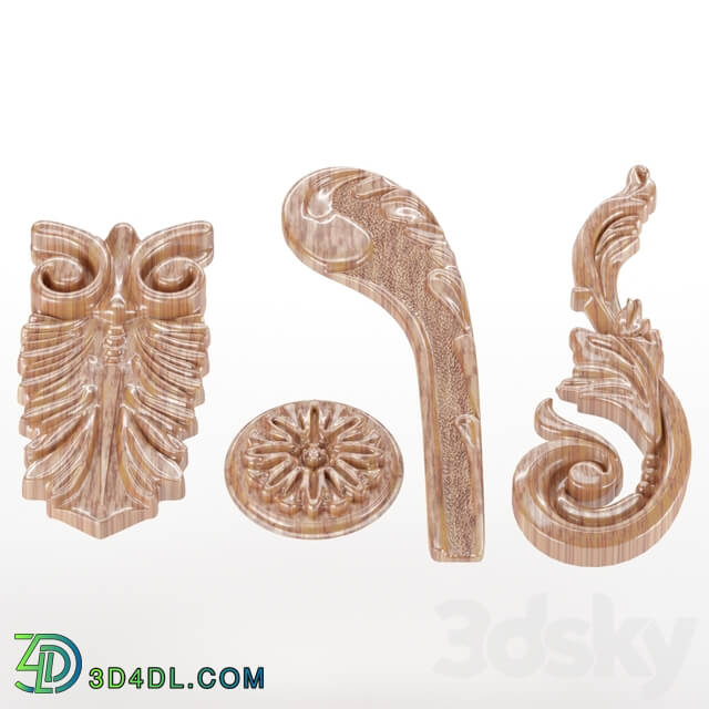 Decorative plaster - Bas-reliefs carving