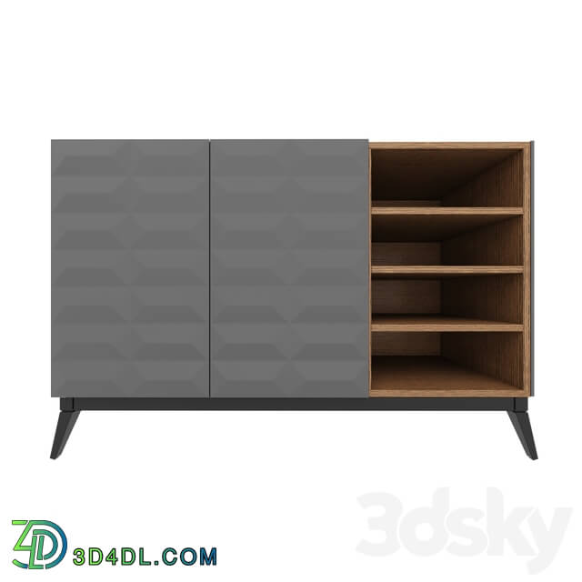 Sideboard _ Chest of drawer - Pyramid Cabinet Console _ Middle