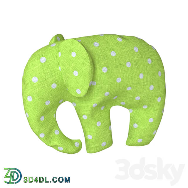 Miscellaneous - Decorative pillow elephant made of fabric for children