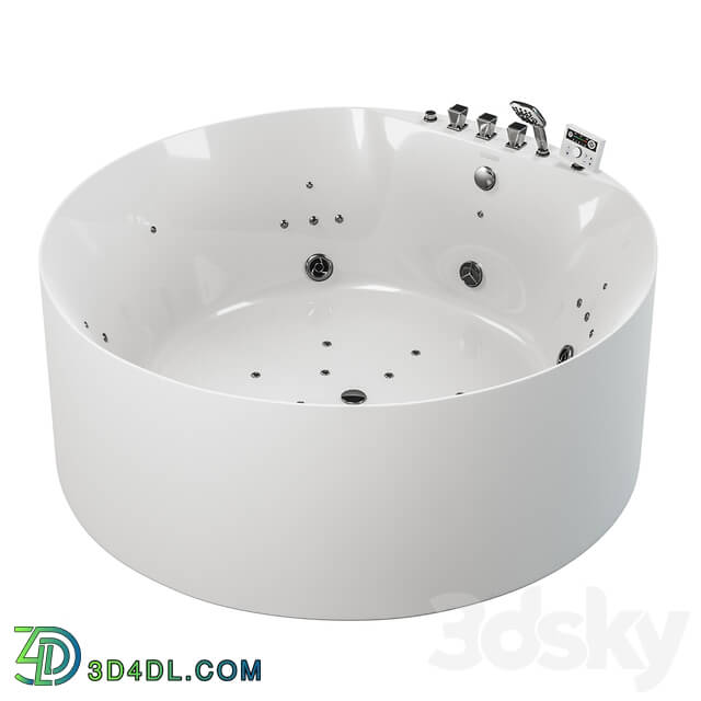 Bathtub - SSWW AX225 Acrylic Whirlpool Bathtub
