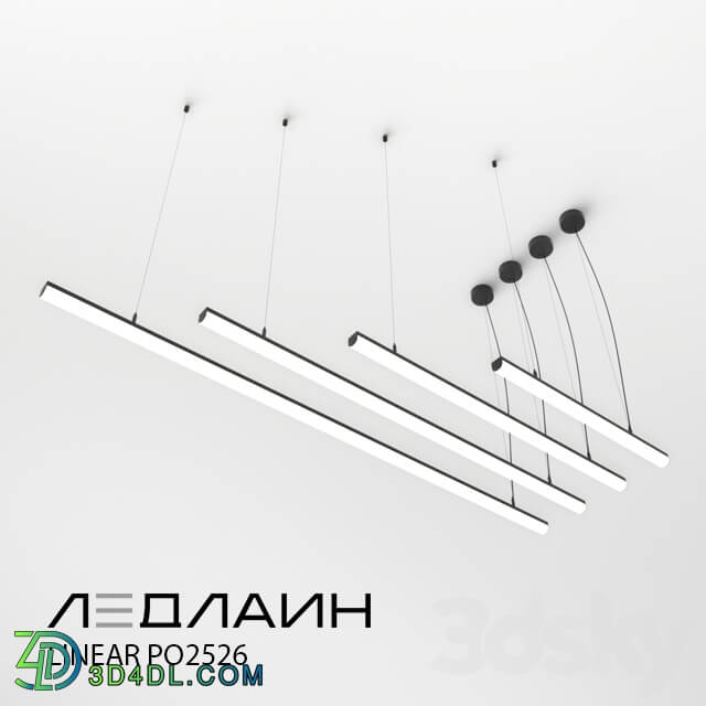 Technical lighting - Pendant lamp LINEAR PO2526 _ LEDLINE