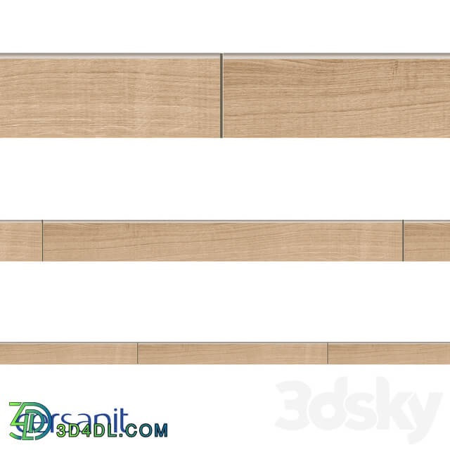 Tile - Skirting board Cersanit Woodhouse dark beige 0.7x59.8 WS5A156