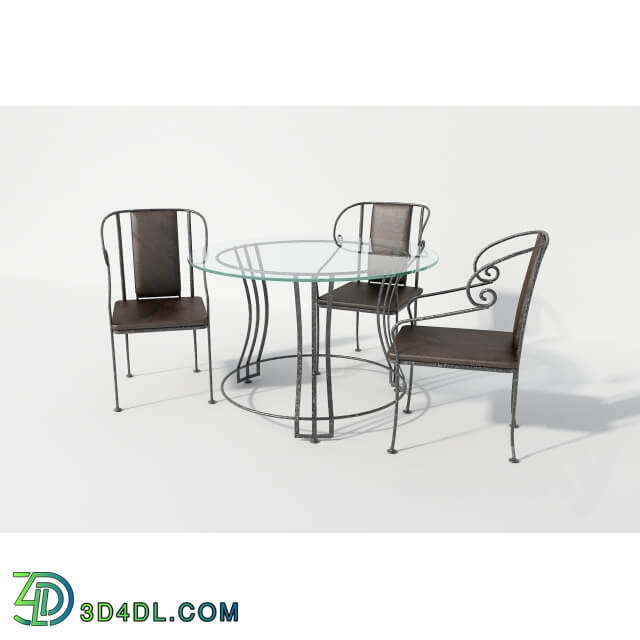 Table _ Chair - forged table _ chairs