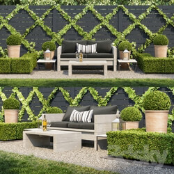 Other architectural elements - Garden seating area 