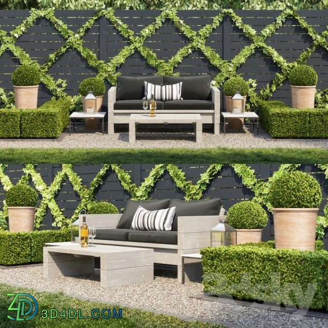 Other architectural elements - Garden seating area