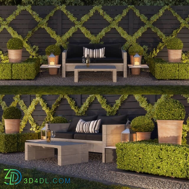 Other architectural elements - Garden seating area