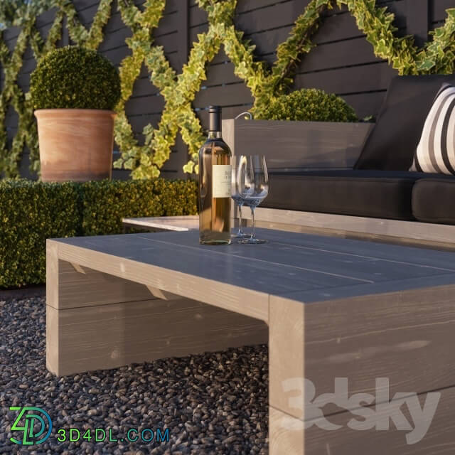 Other architectural elements - Garden seating area