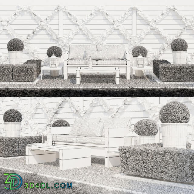 Other architectural elements - Garden seating area