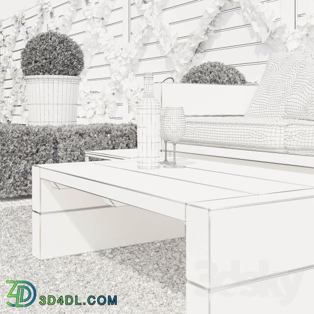 Other architectural elements - Garden seating area