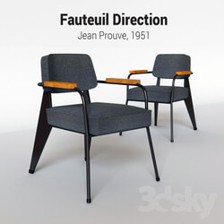 Chair - Armchair Fauteuil-Direction_Vitra 