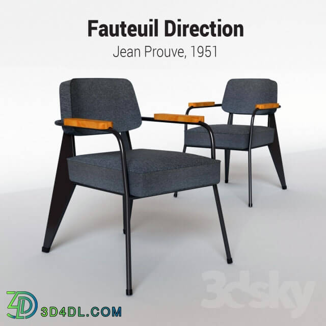 Chair - Armchair Fauteuil-Direction_Vitra