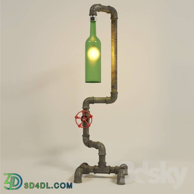 Table lamp - ong nuoc lamp