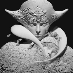 Sculpture - Vladislav Erko Snow Queen 