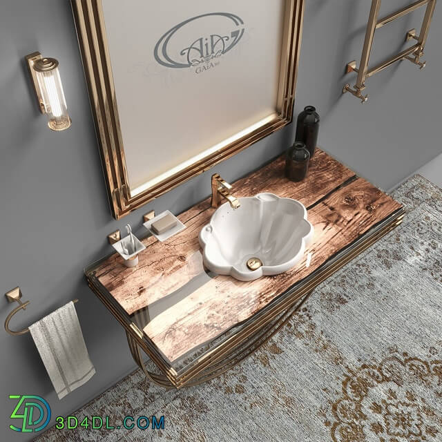 Bathroom furniture - Set of furniture and sanitary ware for the bathroom Gaia Mobili _ 4