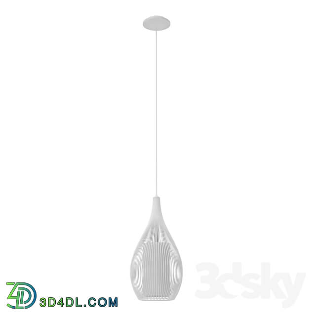 Ceiling light - 92251 RAZONI suspension_ 1X60W _E27__ Ø190_ steel_ white