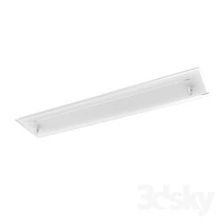 Ceiling light - 94451 Light-emitting diode set-up ceiling. PRIOLA_ 2x4_5W _LED__ 450X90_ steel_ white _ structural 
