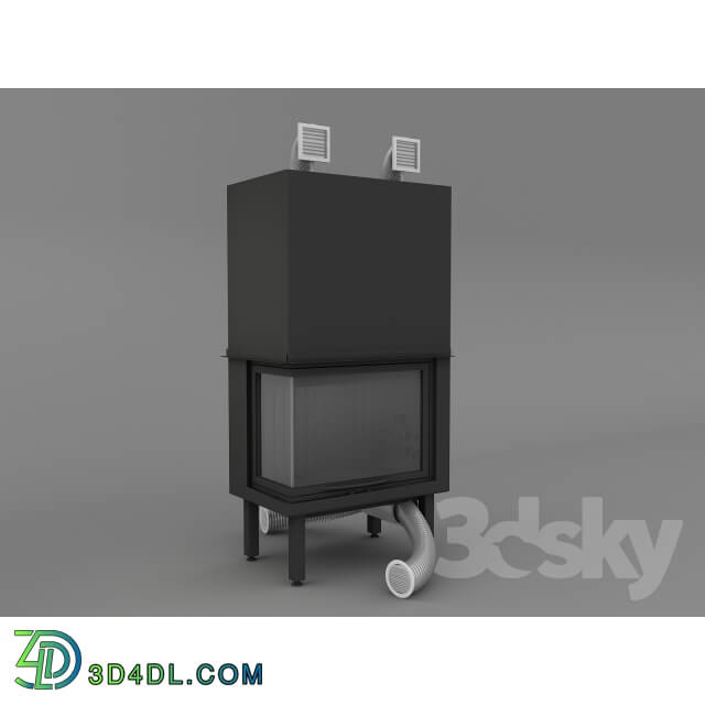 Fireplace - Fireplace burner _TIN-SX_DX_