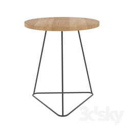 Table - Coffee table with oak countertop kuri oak La Redoute Interieurs 