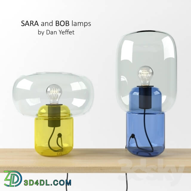 Table lamp - Sara and Bob Lamps by Dan Yeffet