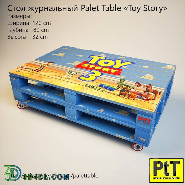 Table _ Chair - Palet Table _quot_Toy Story_quot_