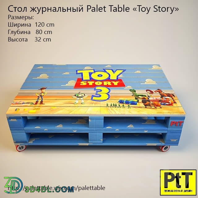 Table _ Chair - Palet Table _quot_Toy Story_quot_