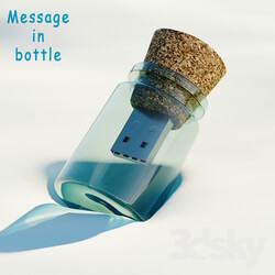 PCs _ Other electrics - Flash Drive - Message in bottle 