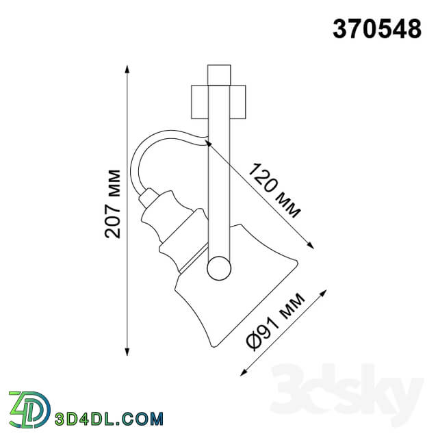 Technical lighting - Track lamp NOVOTECH 370548 VETERUM