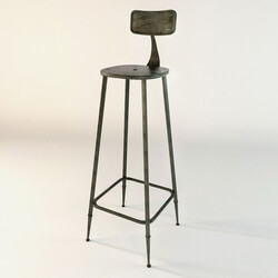 Chair - American bar stool in a country style 