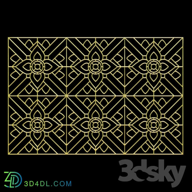 Other decorative objects - Decorative panel in Thai style