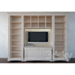 Wardrobe _ Display cabinets - TV base with Bookshelf 