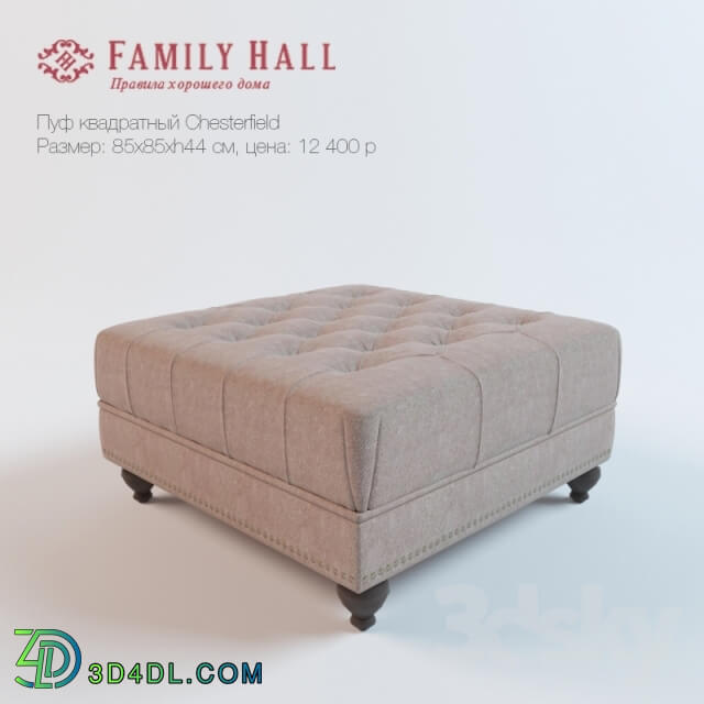 Other soft seating - Poof Family Hall_ Chesterfield