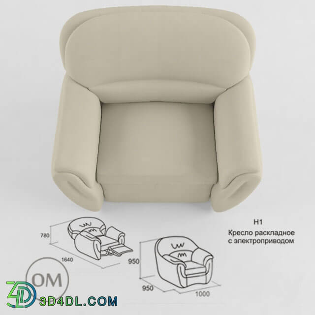 Arm chair - Kalinka 28 seat