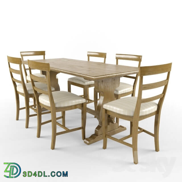 Table _ Chair - fration table