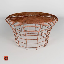 Chair - Wicker stool 