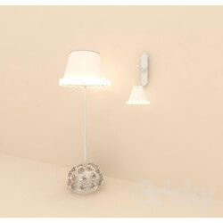 Floor lamp - Floor and wall brackets 