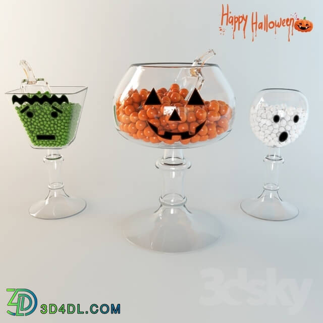 Other decorative objects - Decorative set on HALLOWEEN